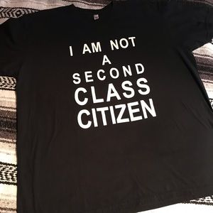 American Apparel oversized graphic T-shirt